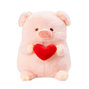 Kuscheltier Schweinchen mit Herz