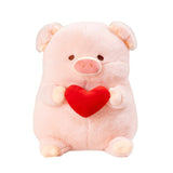Kuscheltier Schweinchen mit Herz