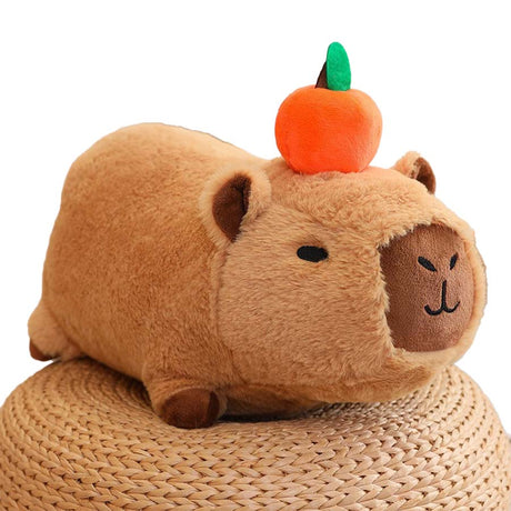 Kuscheltier Capybara mit Quietsch-Orange 20/30/40 cm