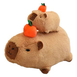 Kuscheltier Capybara mit Quietsch-Orange 20/30/40 cm