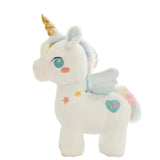 Plüschtier Einhorn weich und hell