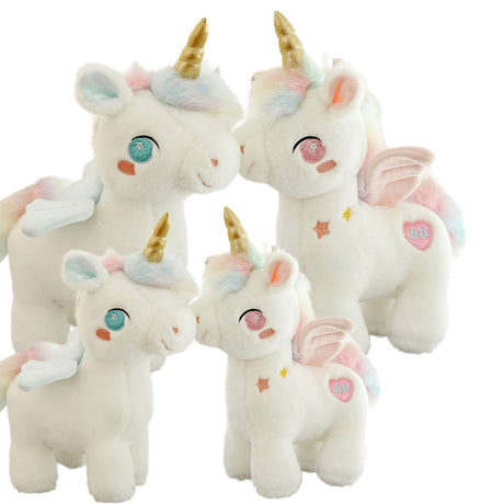 Plüschtier Einhorn weich und hell