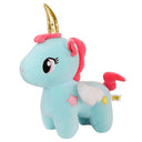 Plüschtier Einhorn pink und blau