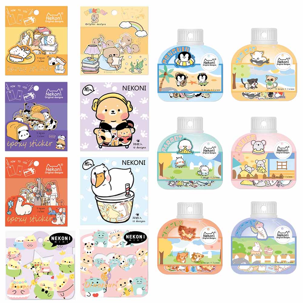Sticker-Pack cute Animals Teil 2