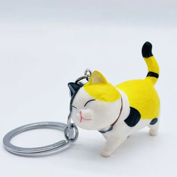 Schlüsselanhänger 3D - dicke Katze (Kater)