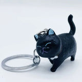 Schlüsselanhänger 3D - dicke Katze (Kater)