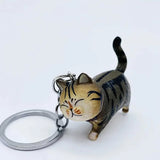 Schlüsselanhänger 3D - dicke Katze (Kater)