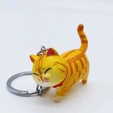 Schlüsselanhänger 3D - dicke Katze (Kater)