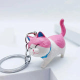 Schlüsselanhänger 3D - dicke Katze (Kater)