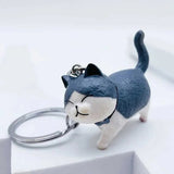 Schlüsselanhänger 3D - dicke Katze (Kater)