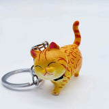 Schlüsselanhänger 3D - dicke Katze (Kater)