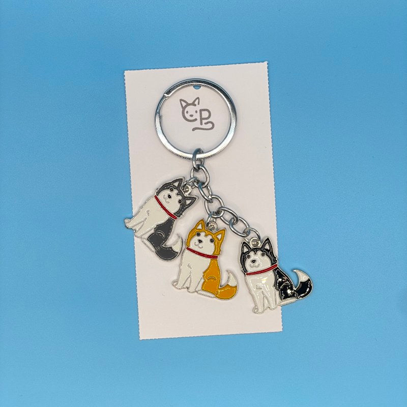 Schlüsselanhänger Hunde (Metall) (1)