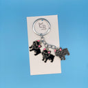 Schlüsselanhänger Hunde (Metall) (1)