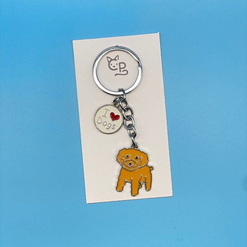 Schlüsselanhänger Hunde (Metall) (3)