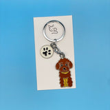 Schlüsselanhänger Hunde (Metall) (3)