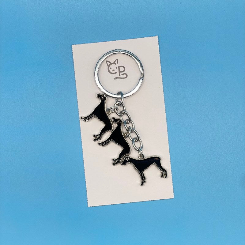 Schlüsselanhänger Hunde (Metall) (3)