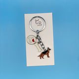 Schlüsselanhänger Hunde (Metall) (2)