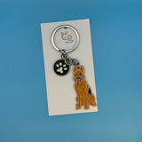Schlüsselanhänger Hunde (Metall) (2)
