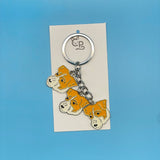 Schlüsselanhänger Hunde (Metall) (4)