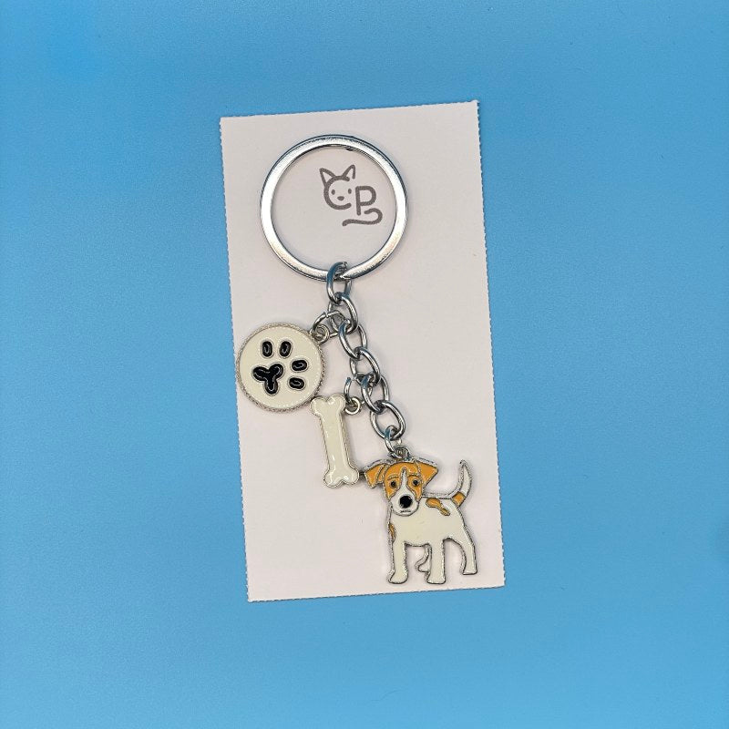 Schlüsselanhänger Hunde (Metall) (4)