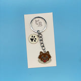 Schlüsselanhänger Hunde (Metall) (3)