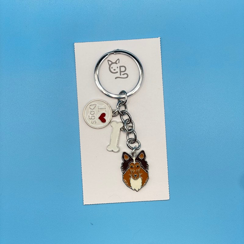 Schlüsselanhänger Hunde (Metall) (4)
