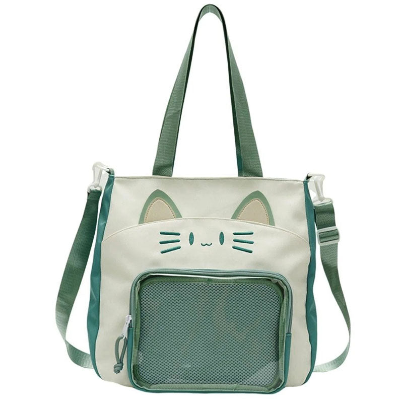 ITA Bag - Umhängetasche und Schultertasche mit Katzengesicht
