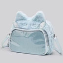 ITA Bag - flauschige plüschige Katzentasche (Schultertasche, Umhängetasche und Rucksack)