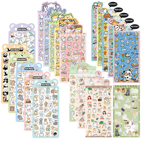Stickerbogen cute Animals