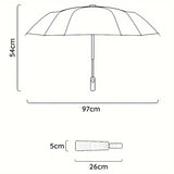 Automatik-Regenschirm transparent mit Katzen