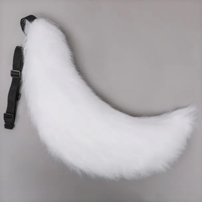 Fell-Schweif-Gürtel (XL) flauschiger Fuchs