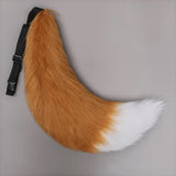 Fell-Schweif-Gürtel (XL) flauschiger Fuchs
