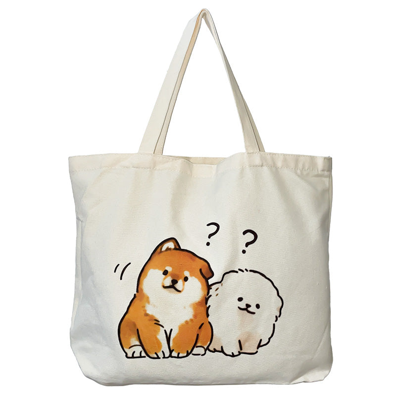Einkaufstasche Baumwollsackerl *cute dogs*