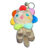Schlüsselanhänger Plüsch Regenbogenkatze