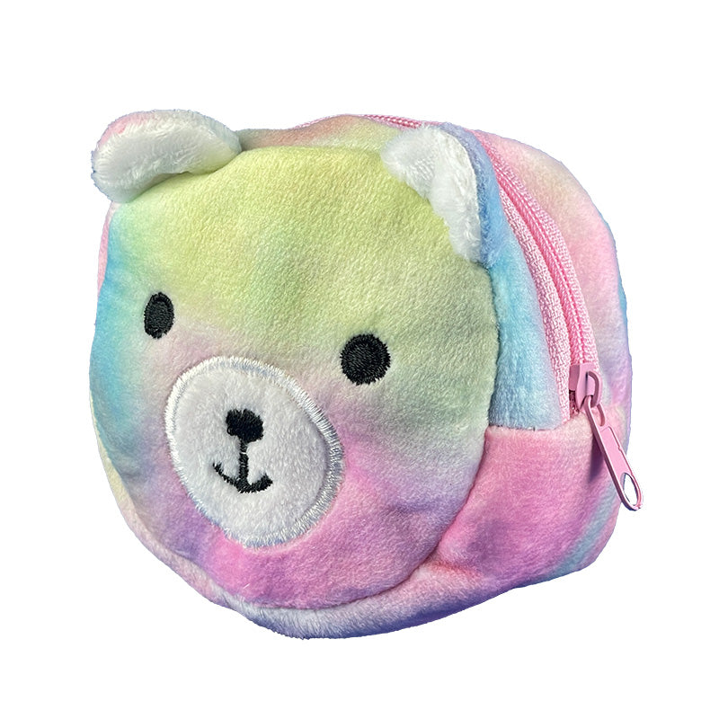 Minitasche Plüsch Regenbogentiere