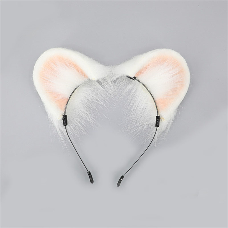 Haarreifen Fell-Ohren rund (Hamster/Bär/Maus)