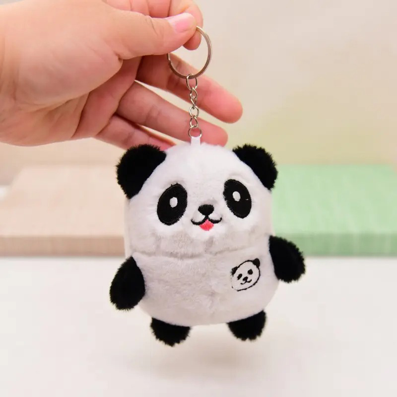 Schlüsselanhänger Plüsch - dicker Panda Schlüsselanhänger Plüsch - dicker Panda