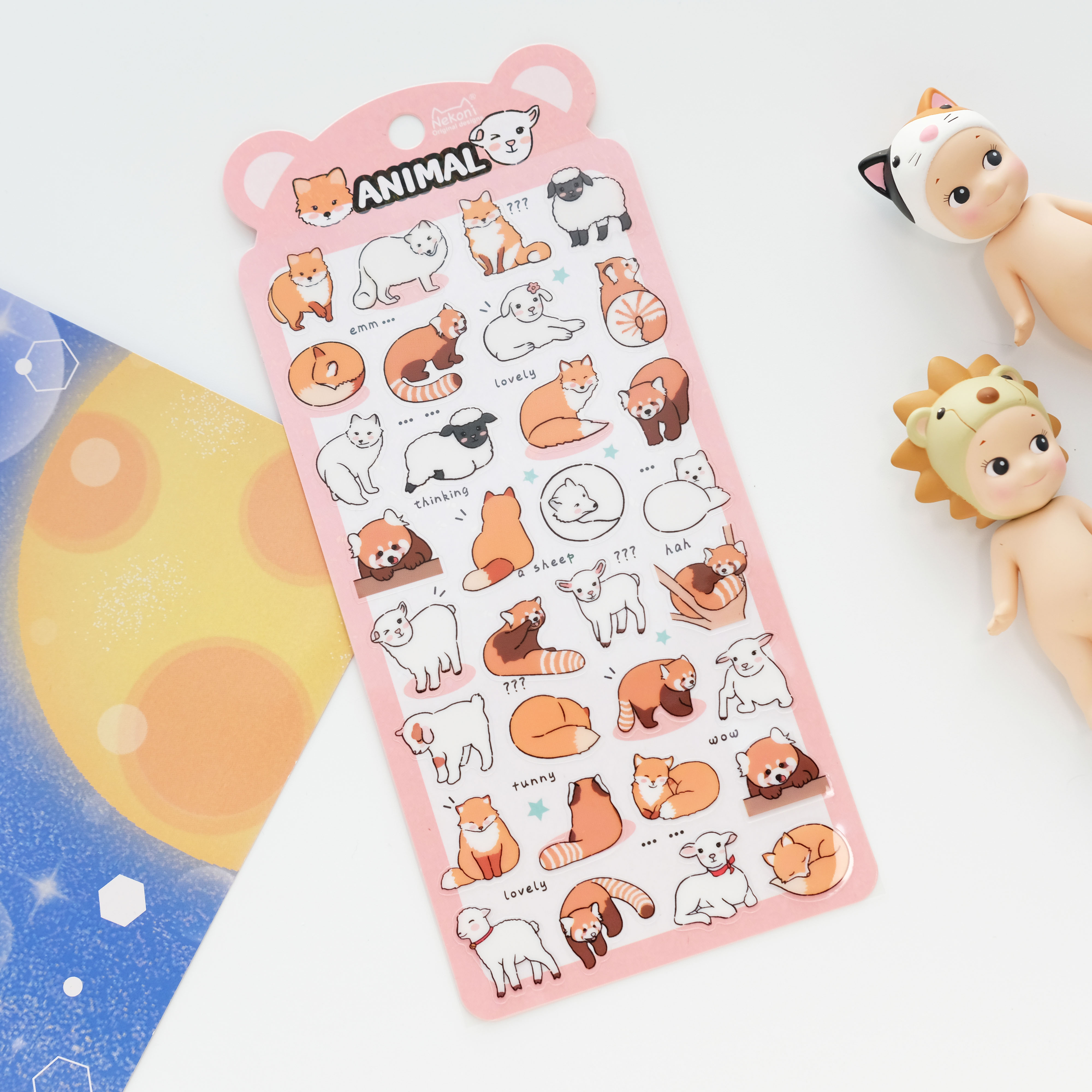 Stickerbogen cute Animals