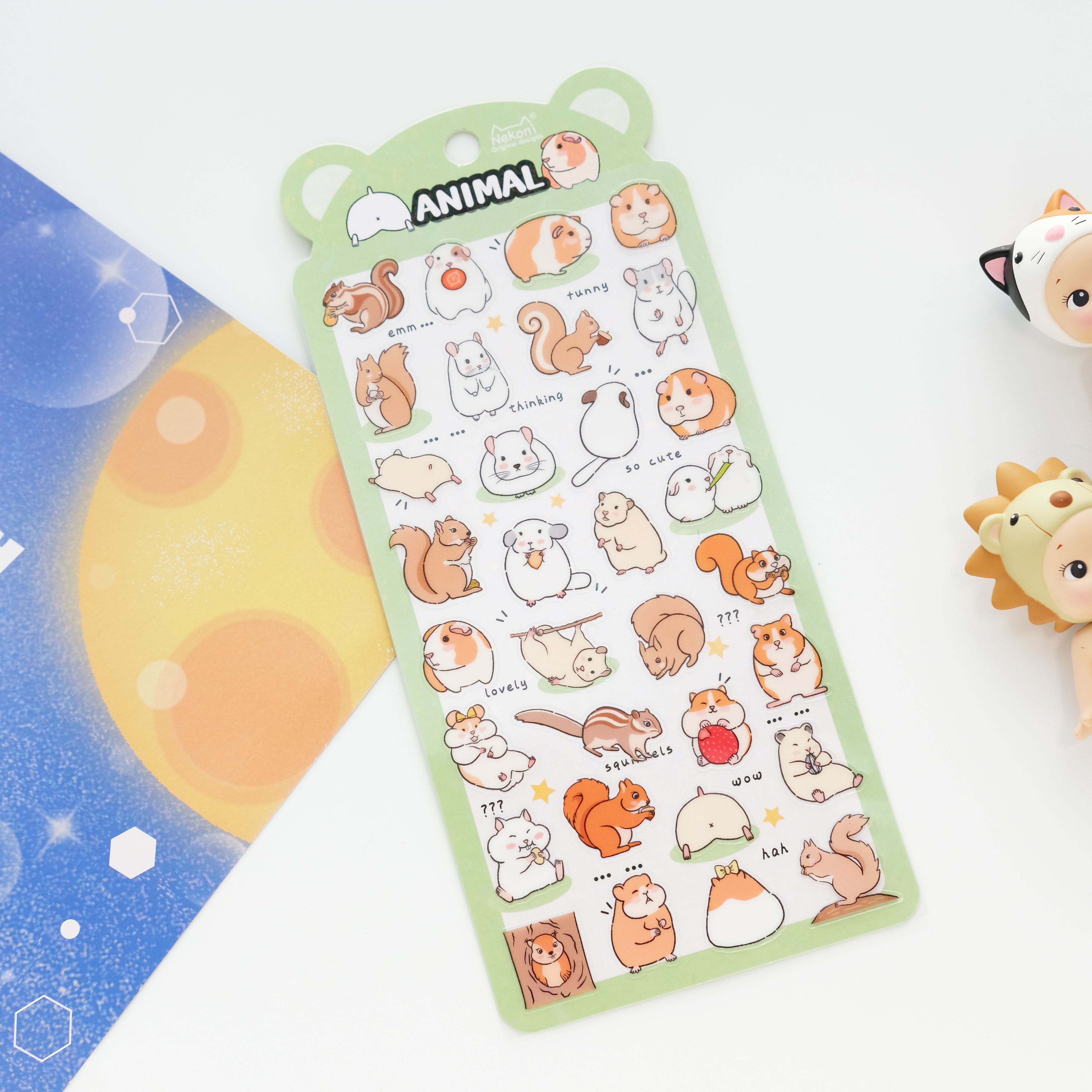 Stickerbogen cute Animals