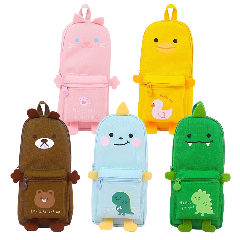 Federpenal Rucksack-Design Tiere (aus Nylon)