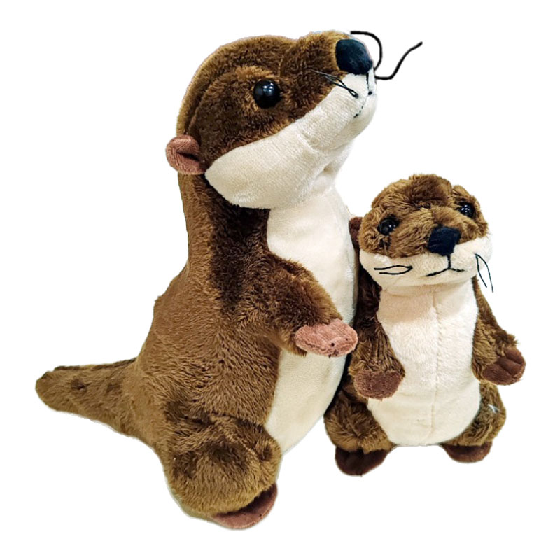 Kuscheltiere Otter realistisch stehend