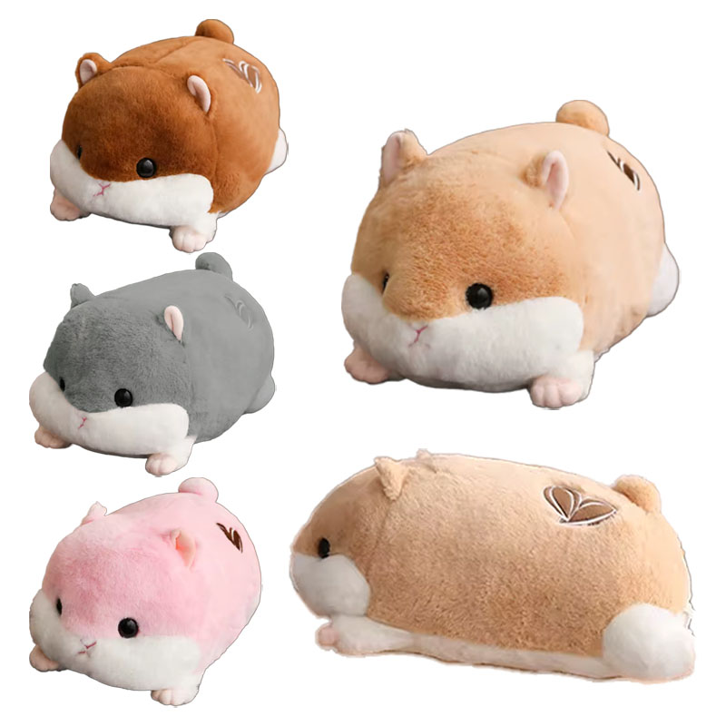 Kuscheltier Hamster liegend