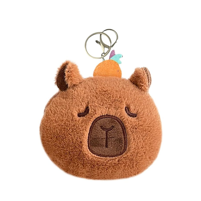 Minitasche geplostertes weiches Capybara