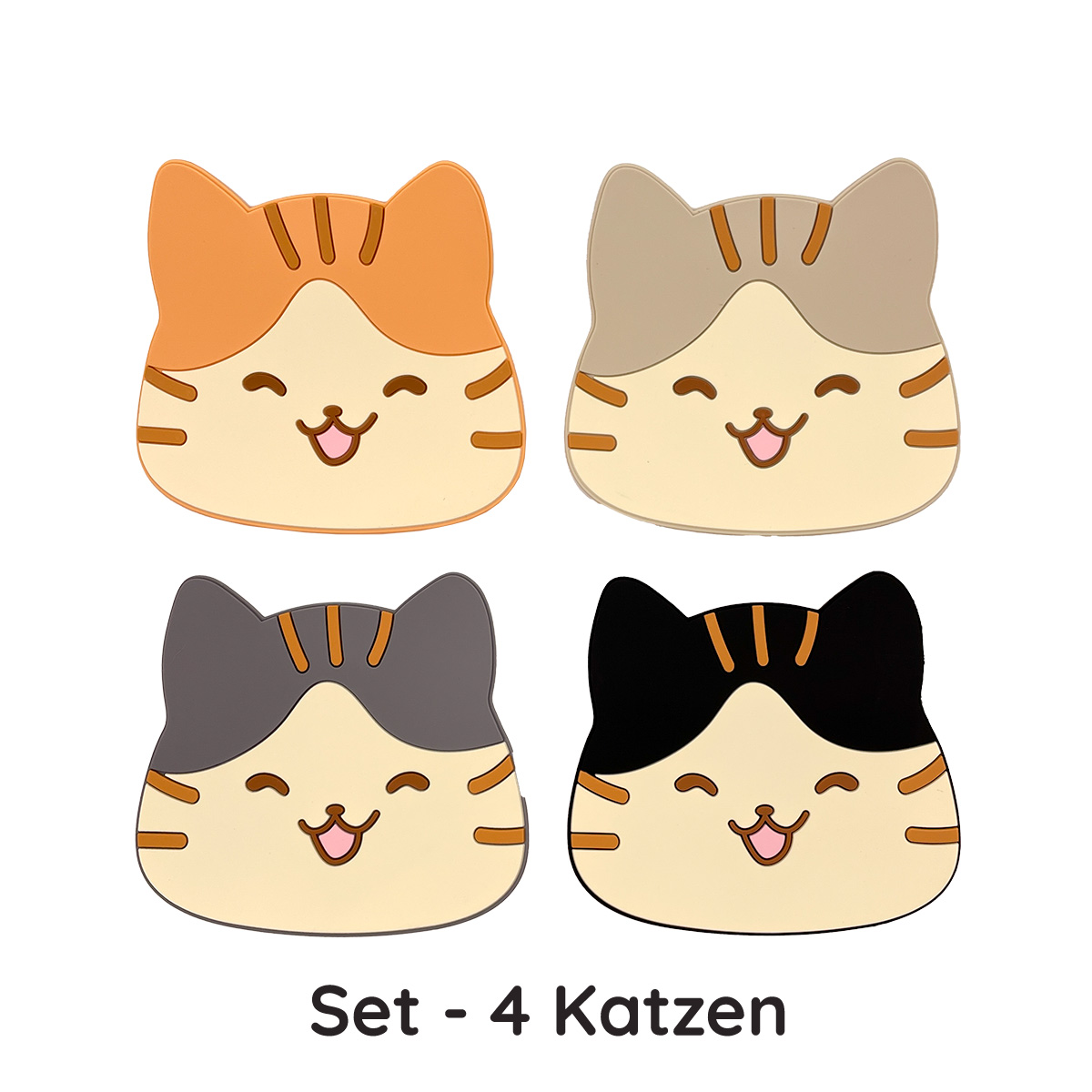 Set- 4 Katzen