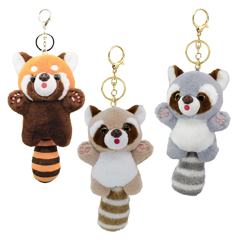 niedlicher Roter Panda oder Waschbär Kuschelanhänger