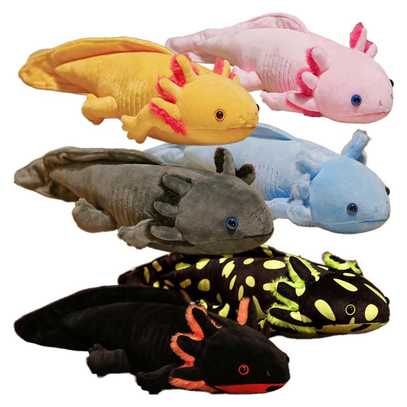 Stofftier Axolotl 35cm realistisch